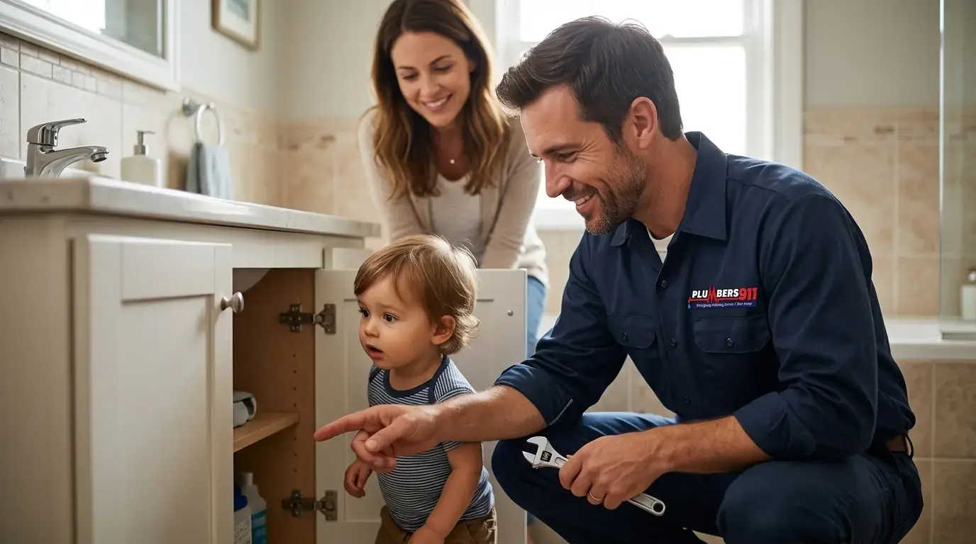 Licensed plumber at work in Wilmette, IL